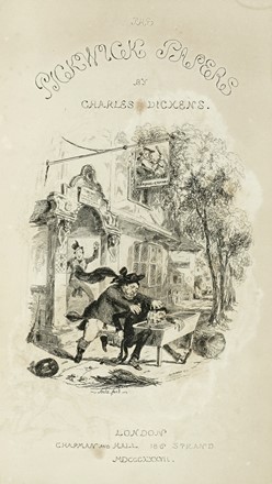  Dickens Charles : The Posthumous Papers of the Pickwick Club. Letteratura inglese, Figurato  - Auction Books from XV to XIX Century [II Part] - Libreria Antiquaria Gonnelli - Casa d'Aste - Gonnelli Casa d'Aste