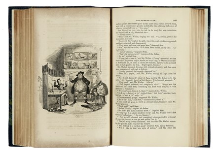  Dickens Charles : The Posthumous Papers of the Pickwick Club. Letteratura inglese, Figurato  - Auction Books from XV to XIX Century [II Part] - Libreria Antiquaria Gonnelli - Casa d'Aste - Gonnelli Casa d'Aste