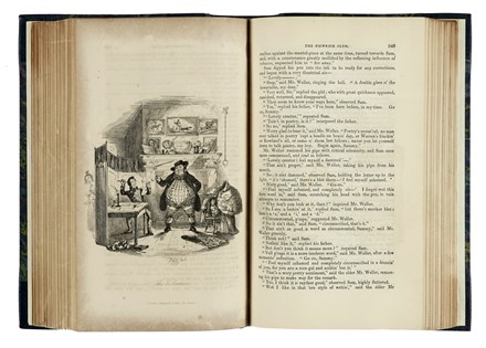  Dickens Charles : The Posthumous Papers of the Pickwick Club.  - Asta Libri a stampa dal XV al XIX secolo [Parte II] - Libreria Antiquaria Gonnelli - Casa d'Aste - Gonnelli Casa d'Aste