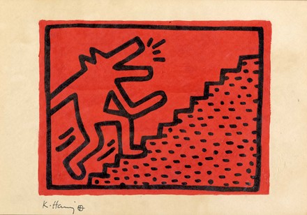  Keith Haring  (Reading, 1958 - New York, 1990) : Untitled.  - Auction Modern and  [..]