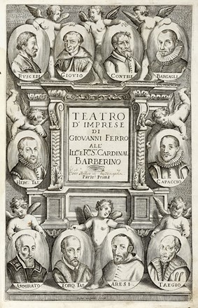  Ferro Giovanni : Teatro d'imprese. Parte prima (-seconda).  - Asta Libri a stampa dal XV al XIX secolo [Parte II] - Libreria Antiquaria Gonnelli - Casa d'Aste - Gonnelli Casa d'Aste