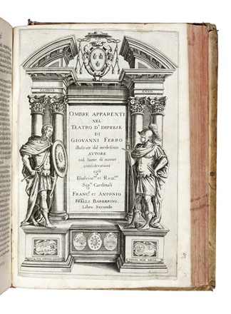  Ferro Giovanni : Teatro d'imprese. Parte prima (-seconda).  - Asta Libri a stampa dal XV al XIX secolo [Parte II] - Libreria Antiquaria Gonnelli - Casa d'Aste - Gonnelli Casa d'Aste
