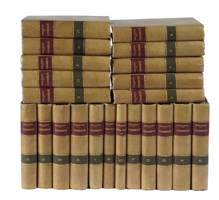  Goldoni Carlo : Opere teatrali [...] con rami allusivi. Tomo Primo (-quadragesimoquarto). Memorie. Tomo primo (-terzo). Teatro, Letteratura italiana, Musica, Teatro, Spettacolo, Letteratura  Pietro Antonio Novelli  (Venezia, 1729 - 1804), Giuliano Zuliani  - Auction Books from XV to XIX Century [II Part] - Libreria Antiquaria Gonnelli - Casa d'Aste - Gonnelli Casa d'Aste