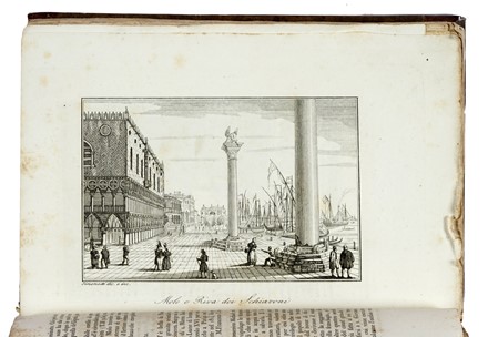 Il fiore di Venezia ossia i quadri, i monumenti, le vedute, ed i costumi veneziani... Volume I (-IV).  - Asta Libri a stampa dal XV al XIX secolo [Parte II] - Libreria Antiquaria Gonnelli - Casa d'Aste - Gonnelli Casa d'Aste