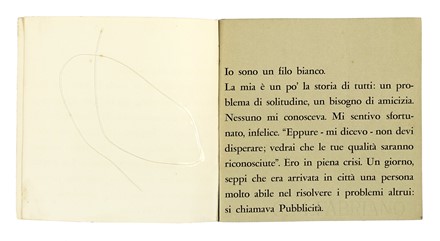  Munari Bruno : Storia di un filo. Libro d'Artista, Illustrati per l'infanzia, Collezionismo e Bibliografia, Letteratura  - Auction Autographs and manuscripts, Futurism, Modern editions and Art books [I PART] - Libreria Antiquaria Gonnelli - Casa d'Aste - Gonnelli Casa d'Aste