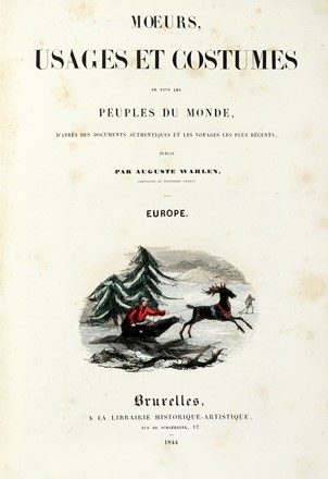  Wahlen Augusto : Moeurs, Usages et Costumes de tous les Peuples du Monde.  - Asta Libri a stampa dal XV al XIX secolo [Parte II] - Libreria Antiquaria Gonnelli - Casa d'Aste - Gonnelli Casa d'Aste