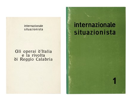  Sanguinetti Gianfranco [e altri] : Internazionale situazionista. Rivista della sezione italiana dell'I.S. N. 1 - Luglio 1969. Arte, Cataloghi di arte, Libro d'Artista, Arte, Collezionismo e Bibliografia  Guy-Ernest Debord  - Auction Autographs and manuscripts, Futurism, Modern editions and Art books [I PART] - Libreria Antiquaria Gonnelli - Casa d'Aste - Gonnelli Casa d'Aste