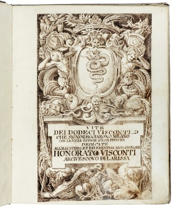  Giovio Paolo : Vite dei dodeci Visconti che signoreggiarono Milano... Storia locale, Figurato, Storia, Diritto e Politica, Collezionismo e Bibliografia  Paolo Bianchi Giovanni  - Auction Books from XV to XIX Century [II Part] - Libreria Antiquaria Gonnelli - Casa d'Aste - Gonnelli Casa d'Aste