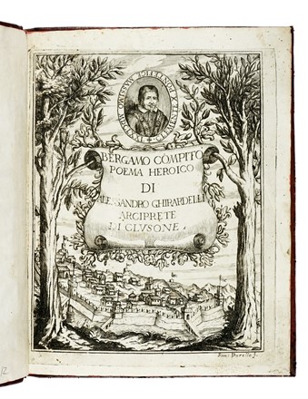  Ghirardelli Alessandro : Bergamo compito poema heroico. Storia locale, Storia, Diritto e Politica  Giovanni Battista Rota  - Auction Books from XV to XIX Century [II Part] - Libreria Antiquaria Gonnelli - Casa d'Aste - Gonnelli Casa d'Aste