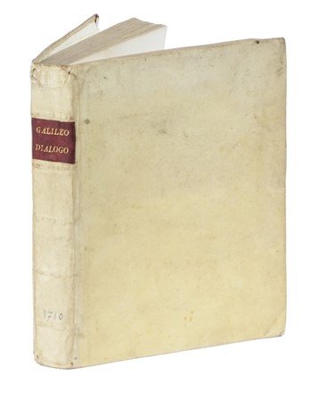  Galilei Galileo : Dialogo [...] dove ne i congressi di quattro giornate si discorre sopra i due massimi sistemi del mondo tolemaico e copernicano [...] seconda impressione. Galileiana, Scienze tecniche e matematiche  - Auction Books from XV to XIX Century [II Part] - Libreria Antiquaria Gonnelli - Casa d'Aste - Gonnelli Casa d'Aste