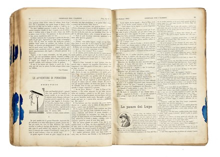  Collodi Carlo : Giornale per i bambini.  - Asta Libri a stampa dal XV al XIX secolo [Parte II] - Libreria Antiquaria Gonnelli - Casa d'Aste - Gonnelli Casa d'Aste