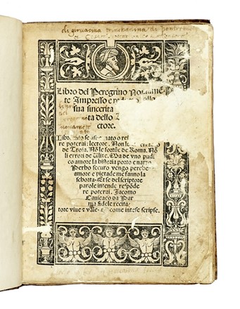  Caviceo Jacopo : Libro del peregrino novamente impresso. Classici, Letteratura  - Auction Books from XV to XIX Century [II Part] - Libreria Antiquaria Gonnelli - Casa d'Aste - Gonnelli Casa d'Aste
