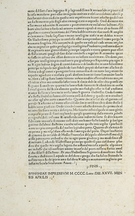  Petrarca Francesco : Trionfi.  Bernardo Lapini  - Asta Libri a stampa dal XV al XIX secolo [Parte II] - Libreria Antiquaria Gonnelli - Casa d'Aste - Gonnelli Casa d'Aste