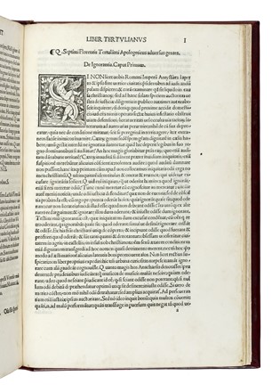  Lactantius Lucius Caecilius Firmianus : Opera perquam accurate castigata...  Pierio Valeriano, Quintus Septimius Florens Tertullianus, Lorenzo Valla  - Asta Libri a stampa dal XV al XIX secolo [Parte II] - Libreria Antiquaria Gonnelli - Casa d'Aste - Gonnelli Casa d'Aste