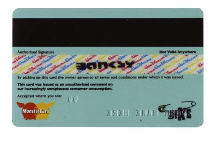  Banksy  (Bristol, 1974) : American Depress Credit Card.  - Auction Modern and Contemporary  [..]