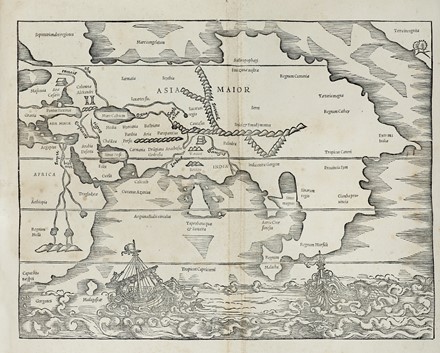  Solinus Caius Iulius : Polyhistor, rerum toto orbe memorabilium thesaurus locupletissimus [...] de situ orbis libros tres. Geografia e viaggi, Cartografia, Geografia e viaggi, Geografia e viaggi  Pomponius Mela, Sebastian Munster  (Ingelheim am Rhein, 1488 - Basilea, 1552)  - Auction Books from XV to XIX Century [II Part] - Libreria Antiquaria Gonnelli - Casa d'Aste - Gonnelli Casa d'Aste