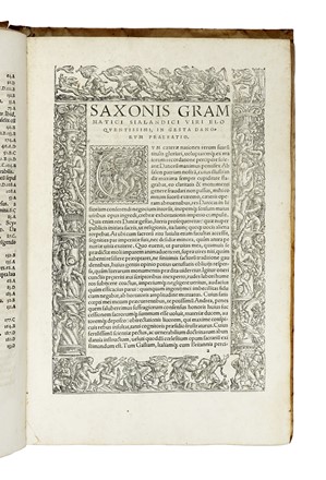  Saxo Grammaticus : Danorum historiae libri XVI. Storia, Storia, Diritto e Politica  - Auction Books from XV to XIX Century [II Part] - Libreria Antiquaria Gonnelli - Casa d'Aste - Gonnelli Casa d'Aste