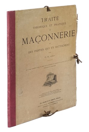 Traité théorique et pratique de maçonnerie et des parties qui s'y rattachent.  - Asta Libri a stampa dal XV al XIX secolo [Parte II] - Libreria Antiquaria Gonnelli - Casa d'Aste - Gonnelli Casa d'Aste