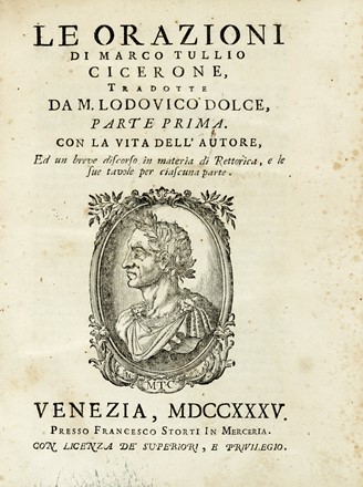 Lotto composto di 7 opere del XVIII secolo.  Marcus Tullius Cicero, Albius Tibullus, Cornelius Nepos, Lucius Annaeus Seneca  - Asta Libri a stampa dal XV al XIX secolo [Parte II] - Libreria Antiquaria Gonnelli - Casa d'Aste - Gonnelli Casa d'Aste