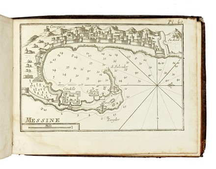  Roux Joseph : Receuil des principaux plans, des portes, et rades de la Mer Mediterranée, estraits de ma carte en douze feüilles...  - Asta Libri a stampa dal XV al XIX secolo [Parte II] - Libreria Antiquaria Gonnelli - Casa d'Aste - Gonnelli Casa d'Aste