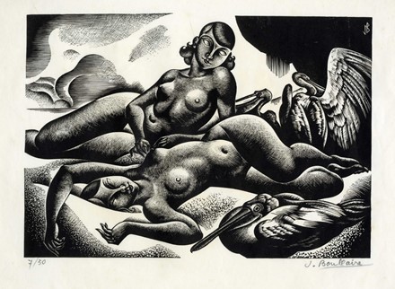  Jacques Boullaire  (Parigi, 1893 - 1976) : Lotto composto di 19 incisioni.  - Auction Modern and Contemporary Art [II Part ] - Libreria Antiquaria Gonnelli - Casa d'Aste - Gonnelli Casa d'Aste