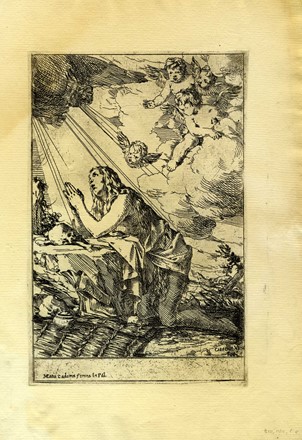  Giulio Carpioni  (Venezia, 1613 - Vicenza, 1679) : La Maddalena penitente / S.  [..]