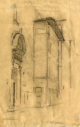  Luigi Michelacci  (Meldola, 1879 - Firenze, 1959) : Lotto composto di 7 disegni.  [..]