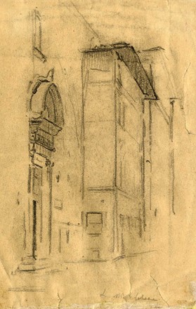  Luigi Michelacci  (Meldola, 1879 - Firenze, 1959) : Lotto composto di 7 disegni.  - Auction Modern and Contemporary Art [II Part ] - Libreria Antiquaria Gonnelli - Casa d'Aste - Gonnelli Casa d'Aste