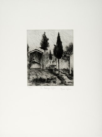  Ardengo Soffici  (Rignano sull'Arno (Firenze), 1879 - Forte dei Marmi (Lucca), 1964) : Lotto composto di 2 incisioni.  - Asta Arte Moderna e Contemporanea [Parte II] - Libreria Antiquaria Gonnelli - Casa d'Aste - Gonnelli Casa d'Aste