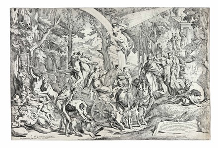  Pietro Testa  (Lucca, 1611 - Roma, 1650) : Il trionfo della Pittura sul Parnaso.  - Auction Ancient Art [I Part] - Libreria Antiquaria Gonnelli - Casa d'Aste - Gonnelli Casa d'Aste