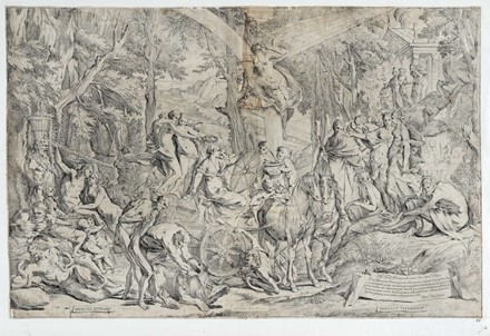  Pietro Testa  (Lucca, 1611 - Roma, 1650) : Il trionfo della Pittura sul Parnaso.  - Auction Ancient Art [I Part] - Libreria Antiquaria Gonnelli - Casa d'Aste - Gonnelli Casa d'Aste