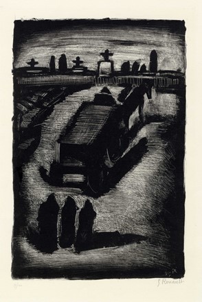  Georges Rouault  (Paris, 1871 - 1958) : Lotto composto di 2 incisioni provenienti dalla suite La Petite Banlieu.  - Asta Arte Moderna e Contemporanea [Parte II] - Libreria Antiquaria Gonnelli - Casa d'Aste - Gonnelli Casa d'Aste