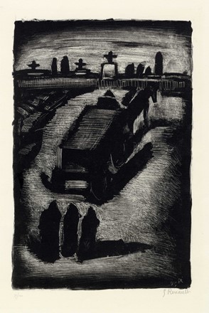  Georges Rouault  (Paris, 1871 - 1958) : Lotto composto di 2 incisioni provenienti dalla suite La Petite Banlieu.  - Auction Modern and Contemporary Art [II Part ] - Libreria Antiquaria Gonnelli - Casa d'Aste - Gonnelli Casa d'Aste