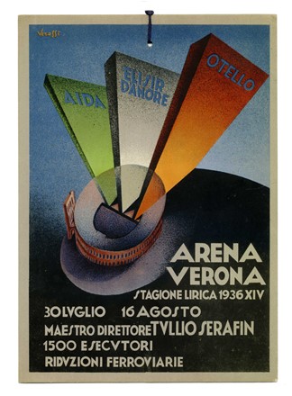  Albino Siviero (detto Verossi)  (Verona, 1904 - Cerro Veronese, 1945) : Lotto composto di 1 disegno e 1 incisione.  Giuseppe Verdi  (Roncole Verdi, 1813 - Milano, 1901), Gaetano Donizetti  (1797 - 1848)  - Auction Modern and Contemporary Art [II Part ] - Libreria Antiquaria Gonnelli - Casa d'Aste - Gonnelli Casa d'Aste