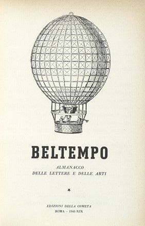 Raccolta di 10 almanacchi.  Mino Maccari  (Siena, 1898 - Roma, 1989), Italo Cremona  (Pavia, 1905 - Torino, 1979), Ardengo Soffici  (Rignano sull'Arno (Firenze), 1879 - Forte dei Marmi (Lucca), 1964), Carlo Carrà  (Quargnento, 1881 - Milano, 1966)  - Asta Libri, autografi e manoscritti - Libreria Antiquaria Gonnelli - Casa d'Aste - Gonnelli Casa d'Aste