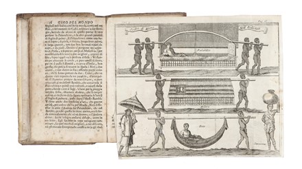  Gemelli Careri Giovanni Francesco : Giro del mondo... Parte prima [terza -sesta].  - Asta Libri, autografi e manoscritti - Libreria Antiquaria Gonnelli - Casa d'Aste - Gonnelli Casa d'Aste