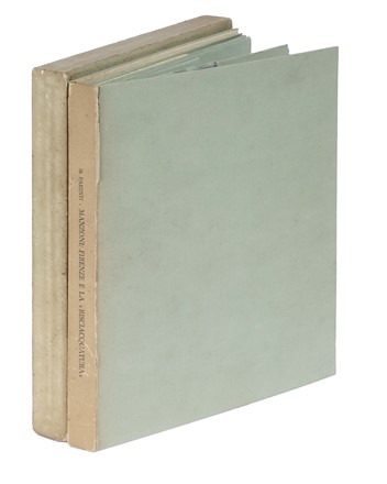  Parenti Marino : Manzoni, Firenze e la Risciacquatura.  - Asta Libri, autografi e manoscritti - Libreria Antiquaria Gonnelli - Casa d'Aste - Gonnelli Casa d'Aste