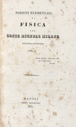 Lotto composto di 7 edizioni di fisica del XIX secolo.  - Asta Libri, autografi e manoscritti - Libreria Antiquaria Gonnelli - Casa d'Aste - Gonnelli Casa d'Aste