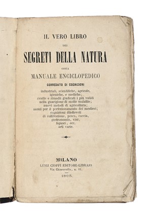 Lotto composto di 7 'libri di segreti'.  - Asta Libri, autografi e manoscritti - Libreria Antiquaria Gonnelli - Casa d'Aste - Gonnelli Casa d'Aste