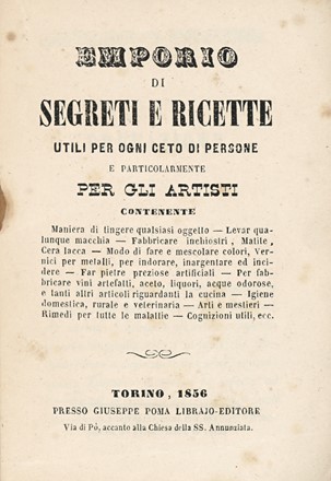 Lotto composto di 7 'libri di segreti'.  - Asta Libri, autografi e manoscritti - Libreria Antiquaria Gonnelli - Casa d'Aste - Gonnelli Casa d'Aste