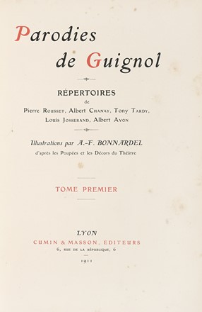 Lotto composto di 6 edizioni sulle marionette.  - Asta Libri, autografi e manoscritti - Libreria Antiquaria Gonnelli - Casa d'Aste - Gonnelli Casa d'Aste