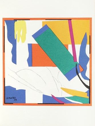  Matisse Henri : Les grandes gouaches decoupées.  André Verdet, Joan Miró  (Montroig, 1893 - Palma di Majorca, 1983)  - Asta Libri, autografi e manoscritti - Libreria Antiquaria Gonnelli - Casa d'Aste - Gonnelli Casa d'Aste