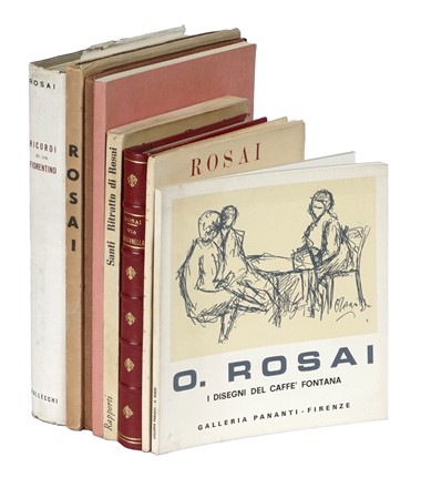  Rosai Ottone : Raccolta di 8 opere di e su Ottone Rosai.  Mino Maccari  (Siena,  [..]