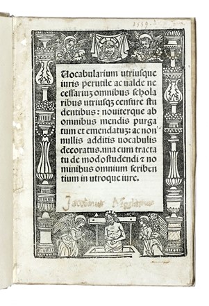 Vocabularium utriusque iuris. Diritto, Storia, Diritto e Politica  - Auction Books,  [..]