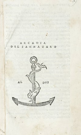  Sannazaro Jacopo : Arcadia.  Pietro Bembo  - Asta Libri, autografi e manoscritti  [..]