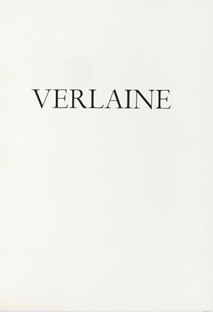  Verlaine Paul : Poesie. Libro d'Artista, Collezionismo e Bibliografia  Massimo  [..]