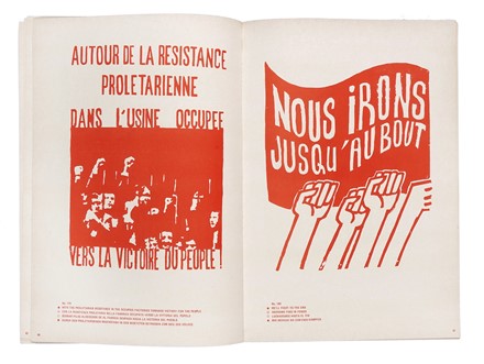 Mai 68. Debut d'une Lutte Prolongee. Texts and Posters by Atelier Populaire. Arte  [..]