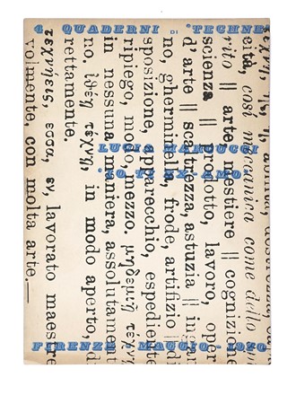  Marcucci Lucia : Io ti ex-amo [Quaderni di Techne]. Arte, Periodici e Riviste, Libro d'Artista, Collezionismo e Bibliografia, Collezionismo e Bibliografia  Eugenio Miccini, Delia Betto, Giuseppe Chiari  (Firenze, 1926 - 2007), Lamberto Pignotti, Mirella Bentivoglio, Edoardo Sanguineti  - Auction Books, autographs and manuscripts - Libreria Antiquaria Gonnelli - Casa d'Aste - Gonnelli Casa d'Aste