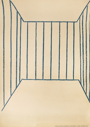  Autori vari : Lotto composto di 8 manifesti.  Ugo Nespolo  (Mosso, 1941), Paolo Soleri  - Asta Arte Antica, Moderna e Contemporanea [Parte II] - Libreria Antiquaria Gonnelli - Casa d'Aste - Gonnelli Casa d'Aste