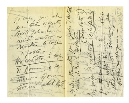  Duse Eleonora : 3 lettere autografe inviate a un'amica (Gertrude von Huegelal).  [..]